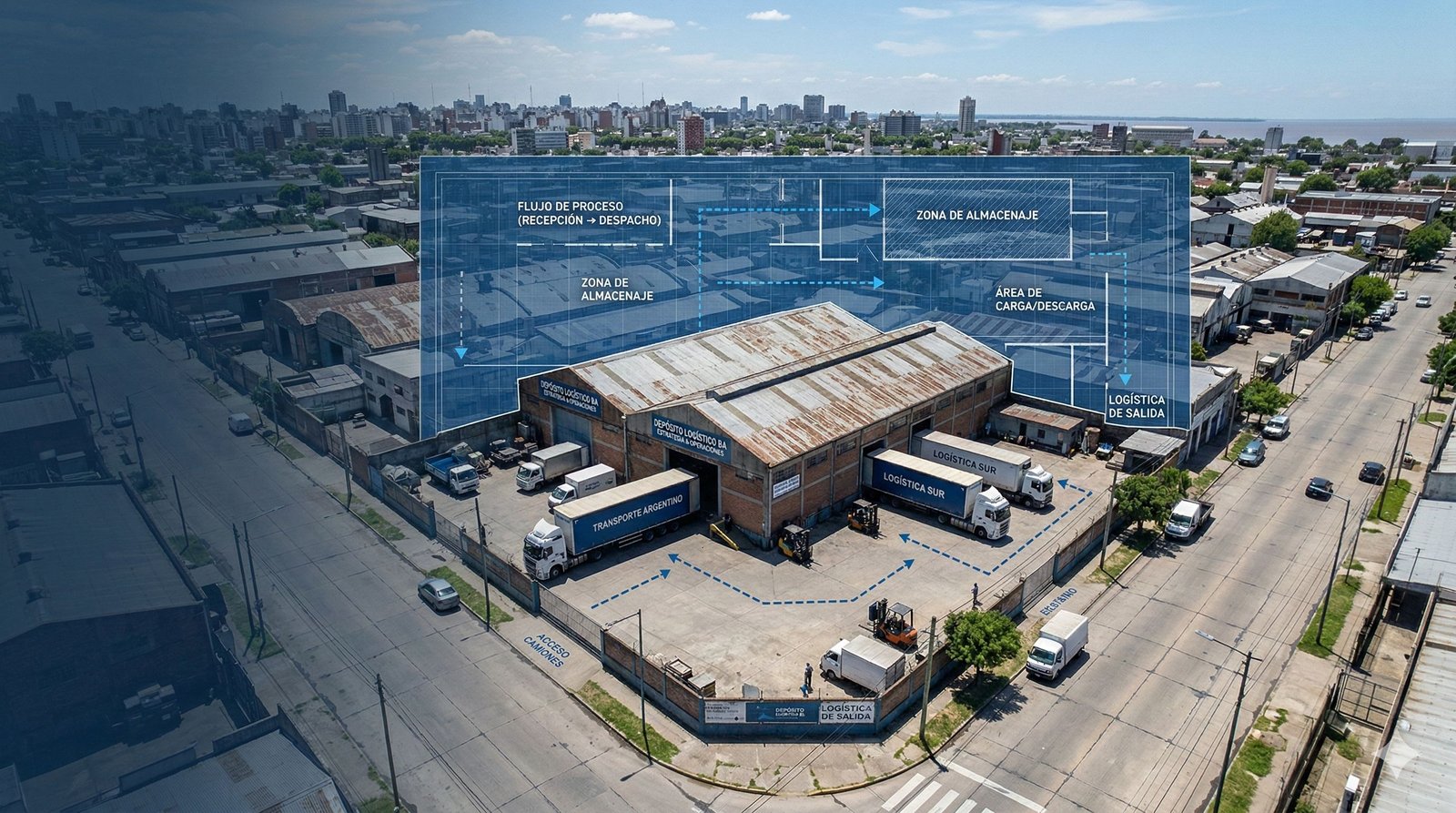 Planta industrial moderna